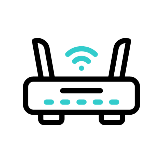 Icône Internet haut débit
