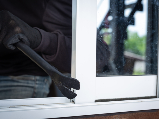 Thieves wear black hats, pry windows, steal things.