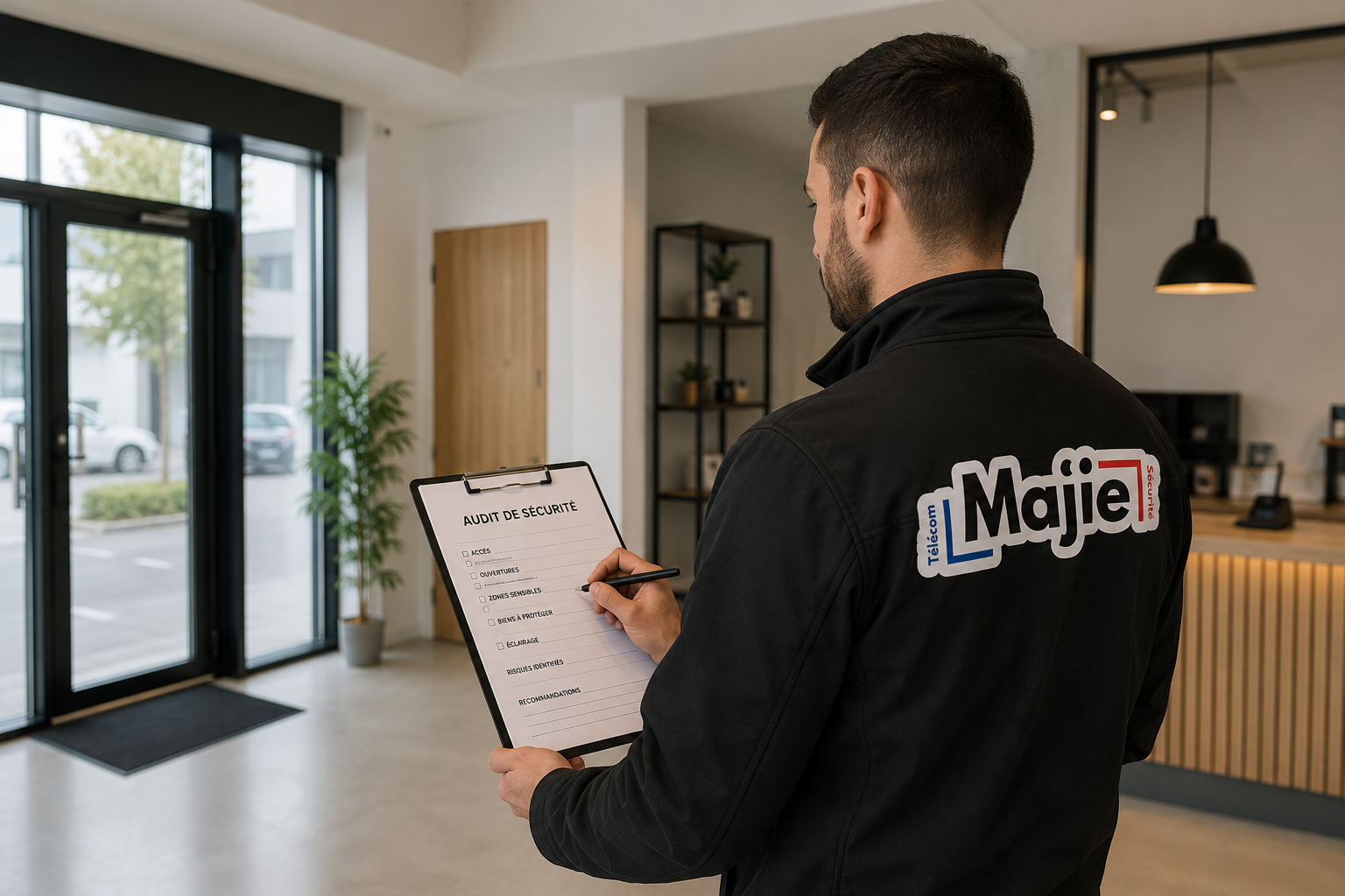 Diagnostic de sécurité réalisé dans les locaux d'une jeune entreprise