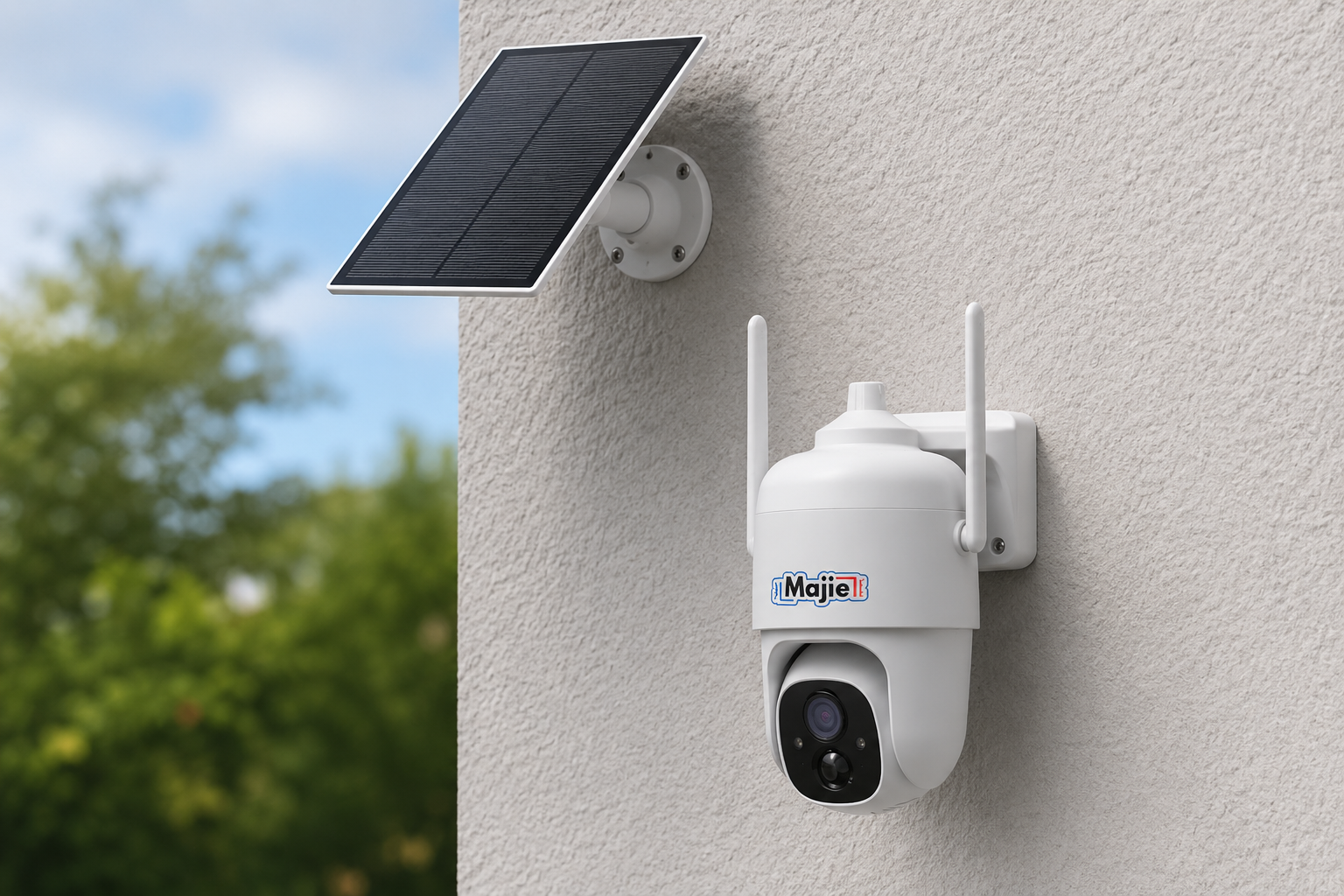 Caméra solaire de vidéosurveillance